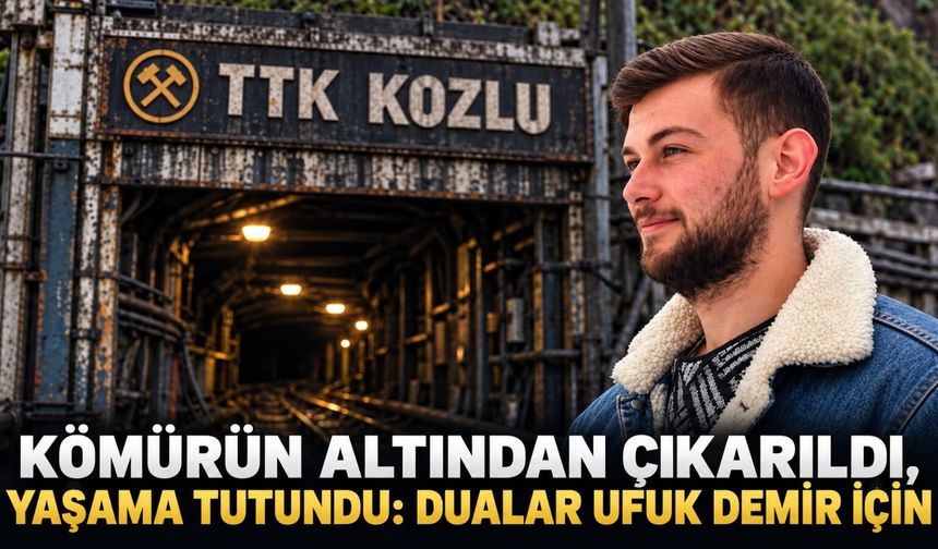 Kömürün altından çıkarıldı, yaşama tutundu: Dualar Ufuk Demir için