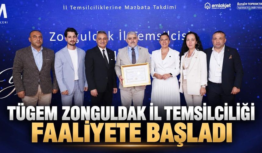 TÜGEM Zonguldak İl Temsilciliği faaliyete başladı