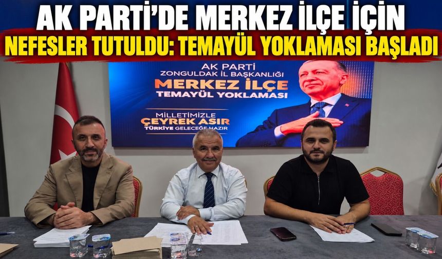 AK Parti'de Merkez İlçe için nefesler tutuldu: Temayül yoklaması başladı