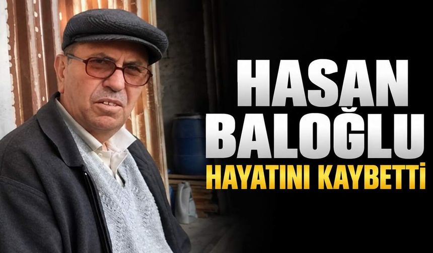 Hasan Baloğlu hayatını kaybetti
