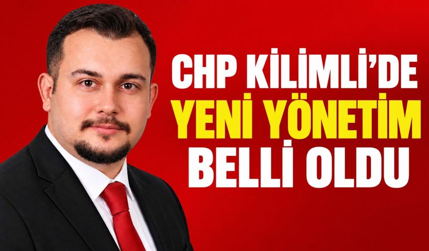 CHP Kilimli’de yeni yönetim belli oldu