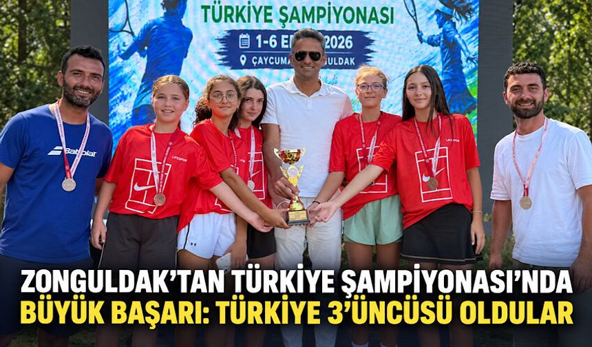 Zonguldak’tan Türkiye Şampiyonası’nda büyük başarı: Türkiye 3’üncüsü oldular
