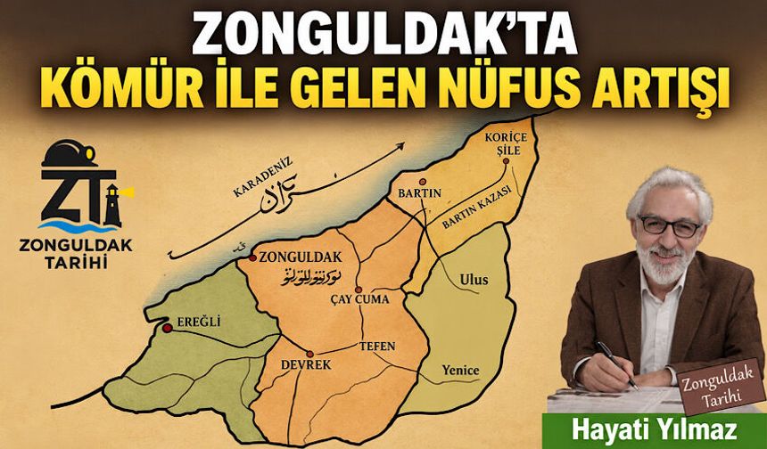 Zonguldak’ta kömür ile gelen nüfus artışı