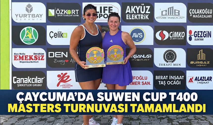 Çaycuma’da Suwen Cup T400 Masters Turnuvası tamamlandı