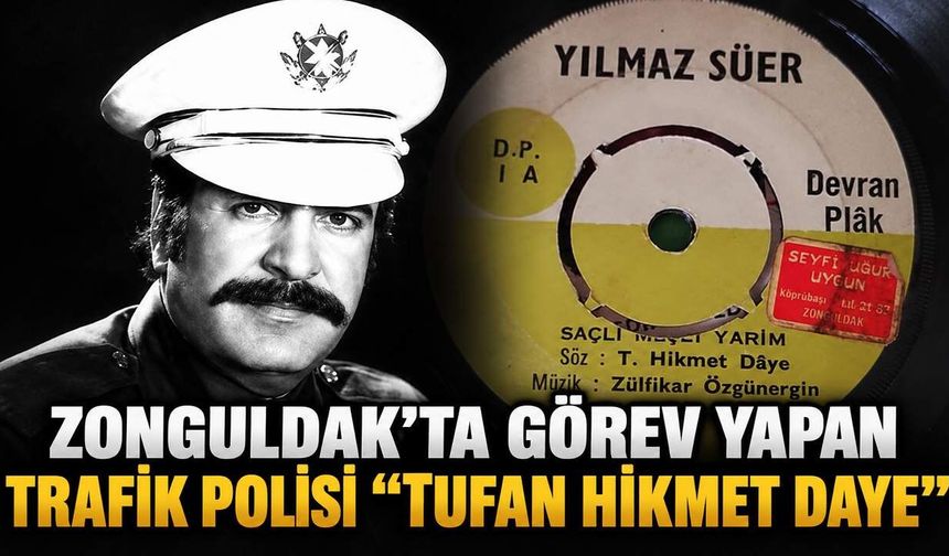 Zonguldak'ta görev yapan trafik polisi "Tufan Hikmet Daye"