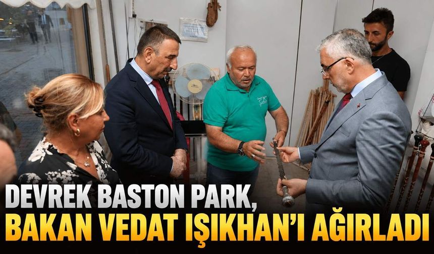 Devrek Baston Park, Bakan Vedat Işıkhan’ı ağırladı