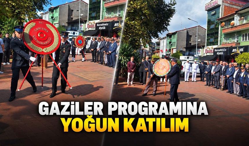Gaziler programına yoğun katılım
