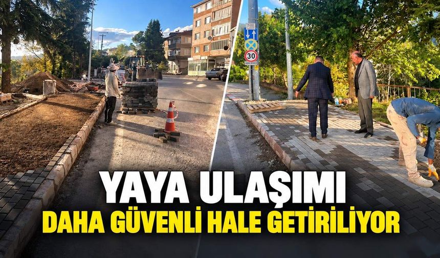 Yaya ulaşımı daha güvenli hâle getiriliyor