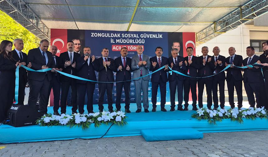 Zonguldak’ta SGK’nın yeni hizmet binası  açıldı