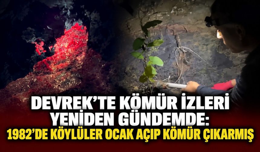 Devrek’te kömür izleri yeniden gündemde: 1982’de köylüler ocak açıp kömür çıkarmış