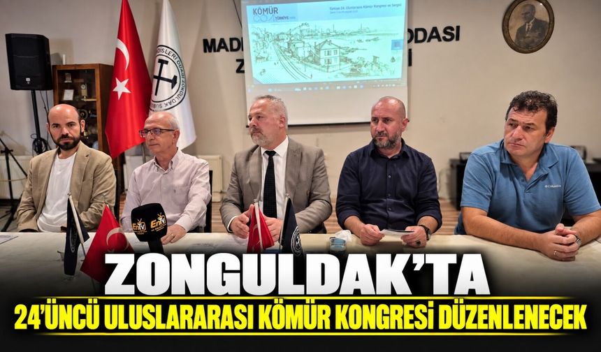Zonguldak’ta 24’üncü Uluslararası Kömür Kongresi düzenlenecek