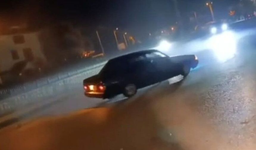 Drift atan sürücüye 140 bin lira ceza