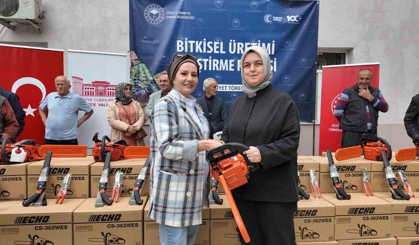 Fındıkta verim ve kalite için ekipman desteği