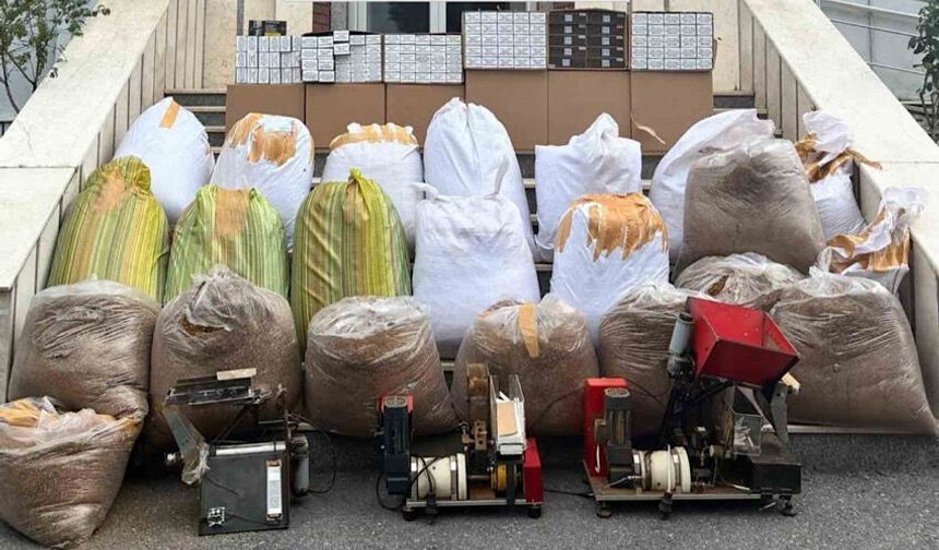 Kaçakçılık operasyonunda 140 kilogram tütün ele geçirildi