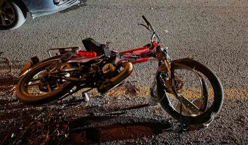Otomobil ile motosiklet kafa kafaya çarpıştı: 1 kişi hayatını kaybetti
