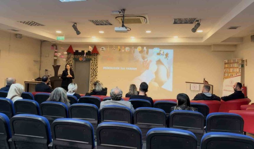 Personellere psikolojik ilk yardım eğitimi verildi