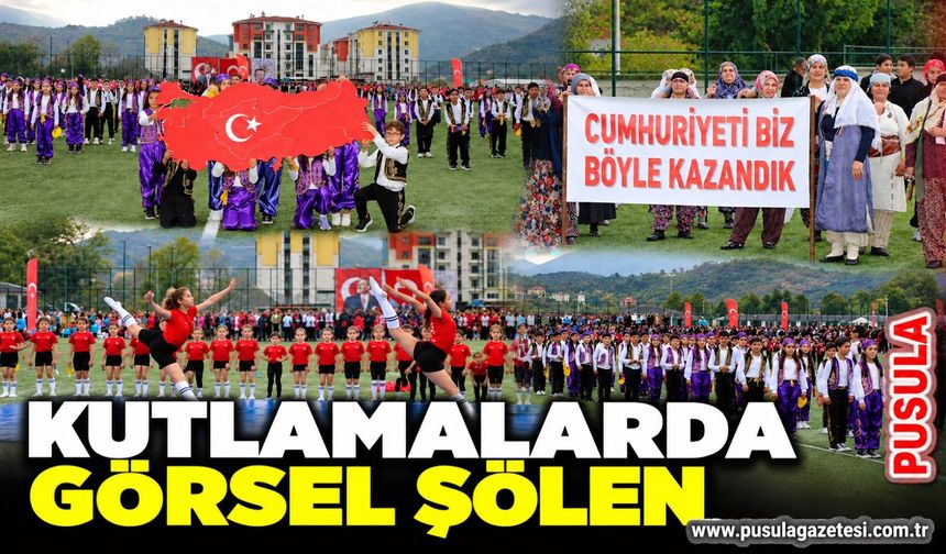 Kutlamalarda görsel şölen