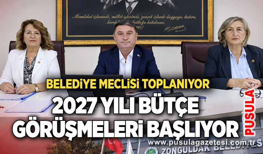 Belediye Meclisi toplanıyor: 2027 yılı bütçe görüşmeleri başlıyor