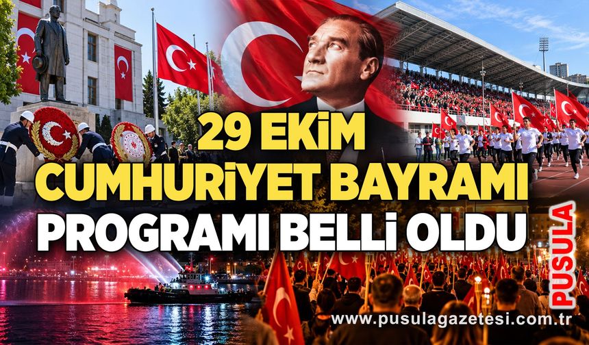 29 Ekim Cumhuriyet Bayramı programı belli oldu