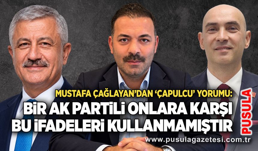 Mustafa Çağlayan’dan ‘çapulcu’ yorumu: Bir AK Partili onlara karşı bu ifadeleri kullanmamıştır