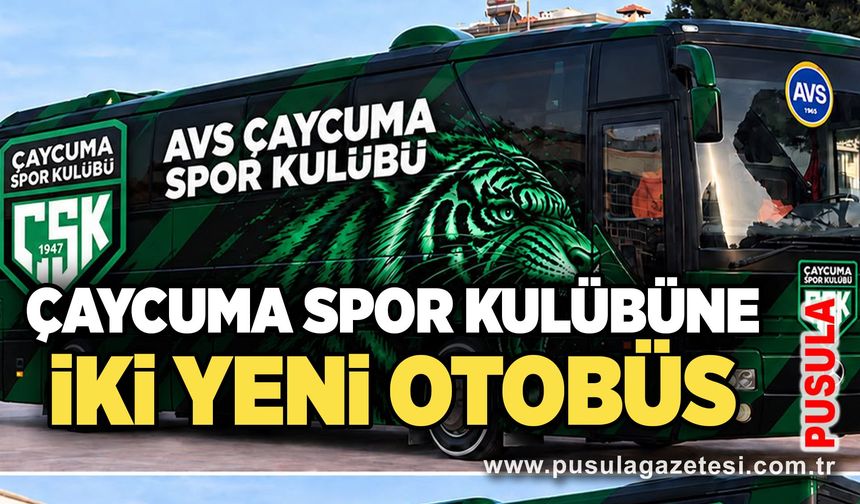 Çaycuma Spor Kulübü'ne iki yeni otobüs