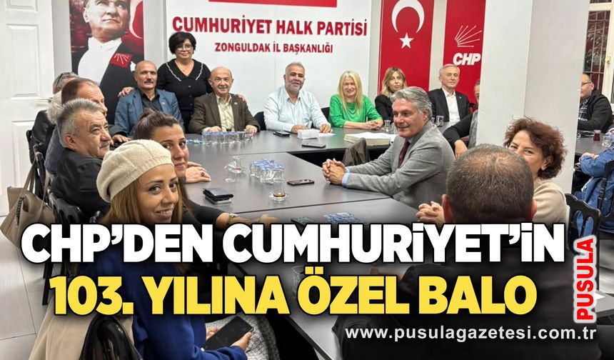 CHP’den Cumhuriyet’in 103. yılına özel balo