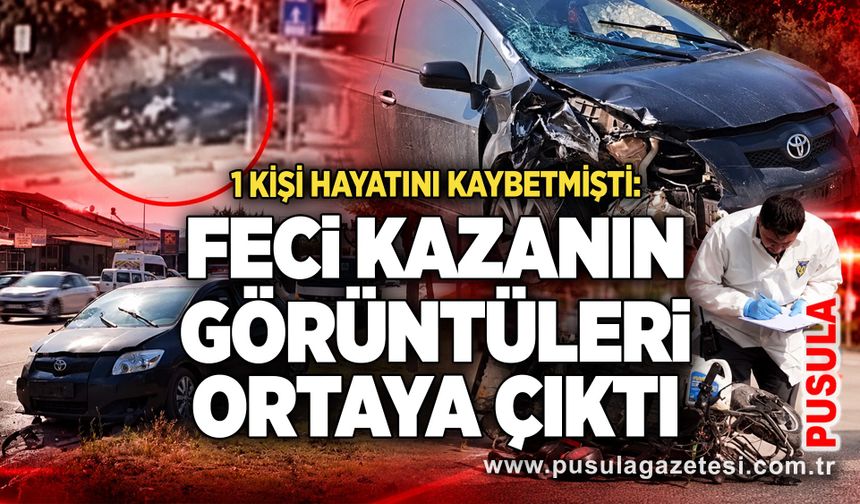1 kişi hayatını kaybetmişti: Feci kazanın görüntüleri ortaya çıktı