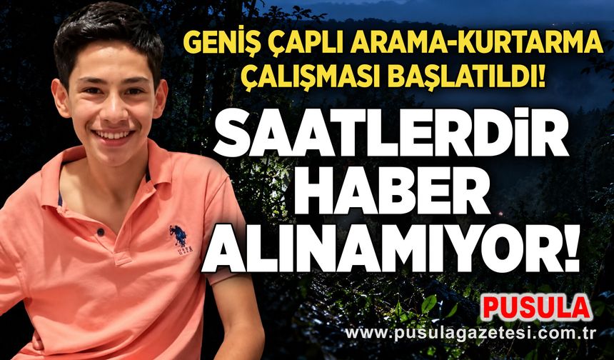 Geniş çaplı arama-kurtarma çalışması başlatıldı: Saatlerdir haber alınamıyor