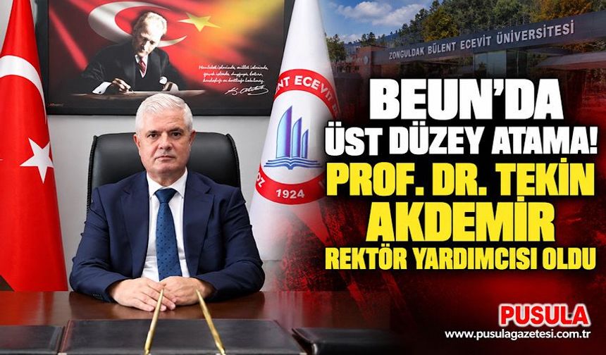 BEUN’da üst düzey atama! Prof. Dr. Tekin Akdemir rektör yardımcısı oldu