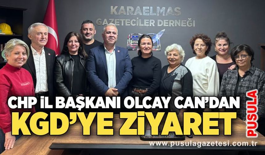 CHP İl Başkanı Olcay Can’dan KGD’ye ziyaret
