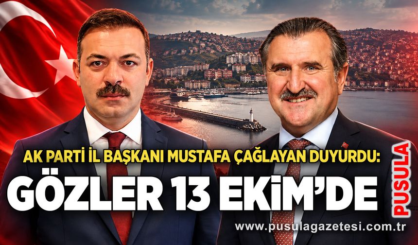 AK Parti İl Başkanı Mustafa Çağlayan duyurdu: Gözler 13 Ekim'de
