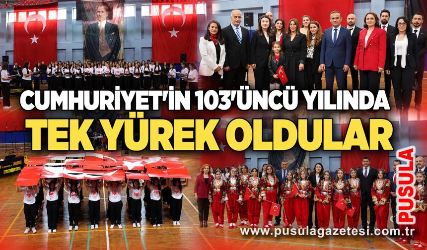 Cumhuriyet'in 103'üncü yılında tek yürek oldular