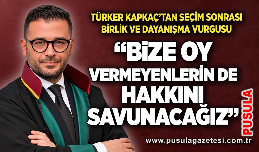 “Bize oy vermeyenlerin de hakkını savunacağız”