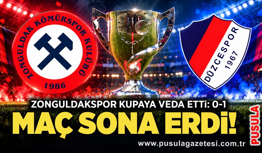 Zonguldakspor kupaya veda etti: 0-1