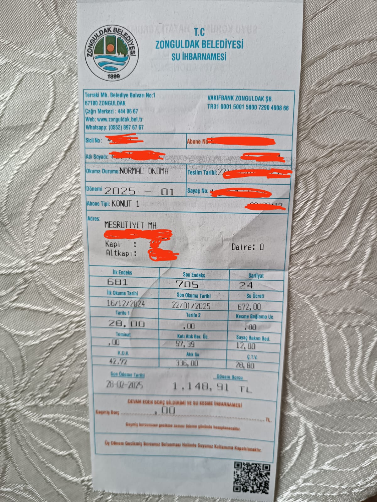 Su Faturası