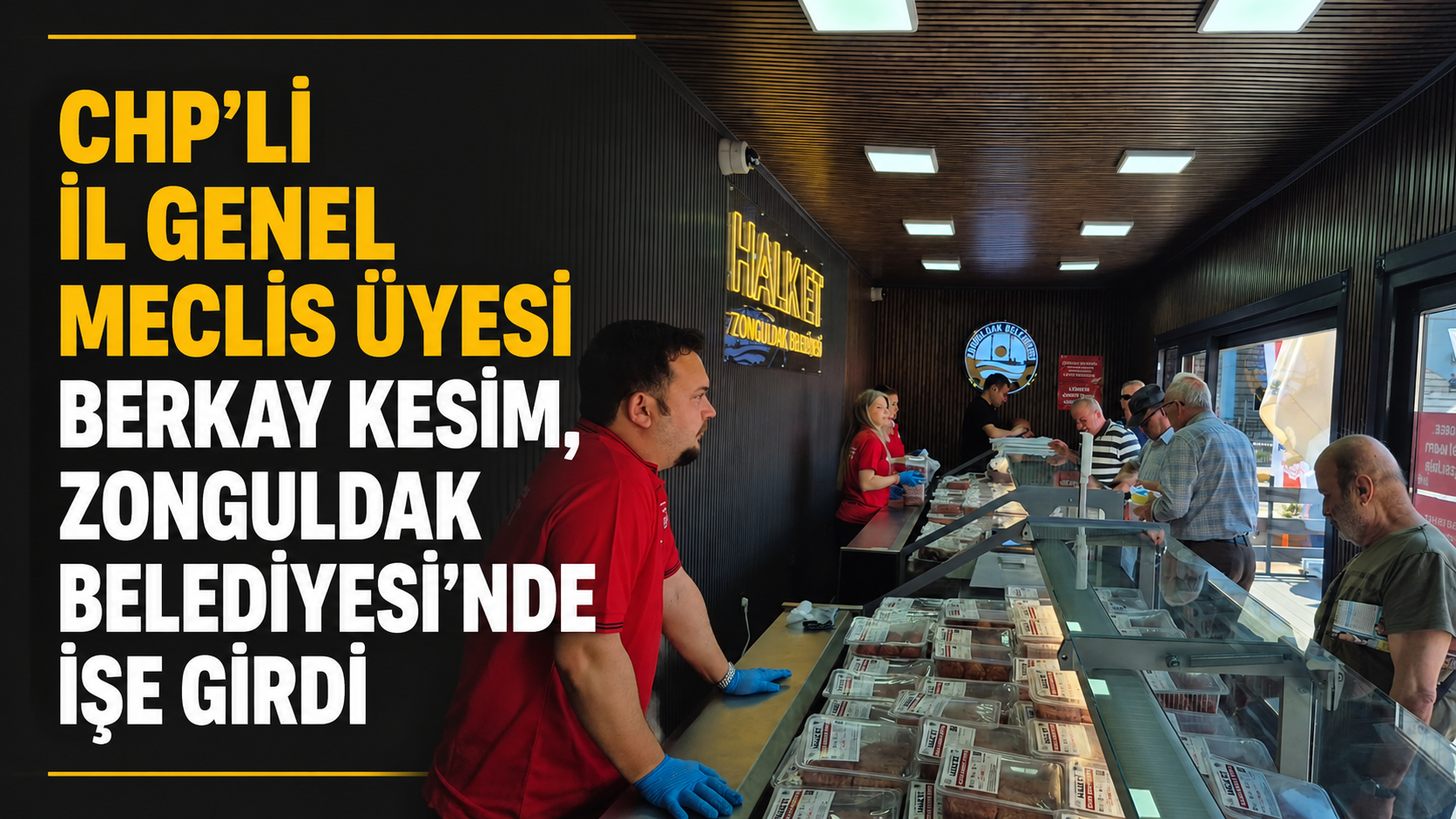 CHP'li İl Genel Meclis Üyesi Berkay Kesim, Zonguldak Belediyesi'nde işe girdi
