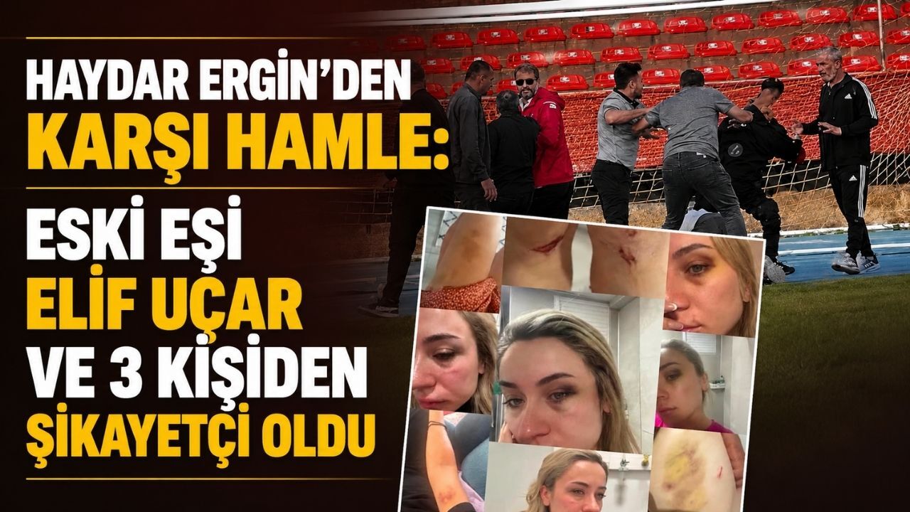 Haydar Ergin'den karşı hamle: Eski eşi Elif Uçar ve 3 kişiden şikayetçi oldu