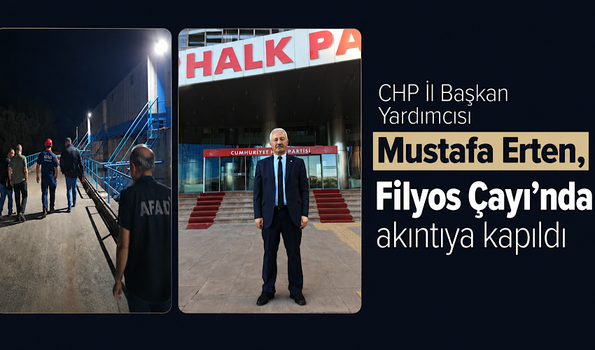 CHP İl Başkan Yardımcısı Mustafa Erten, Filyos Çayı'nda akıntıya kapıldı