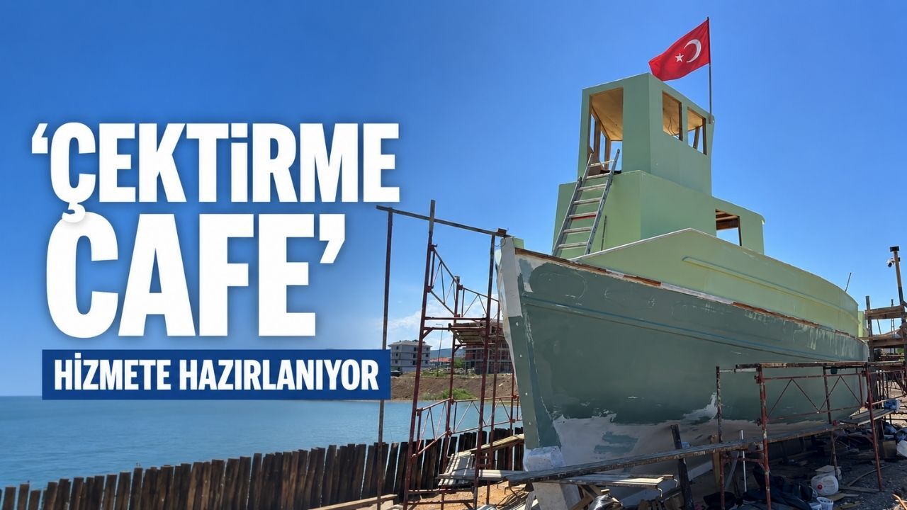 'Çektirme Cafe' hizmete hazırlanıyor