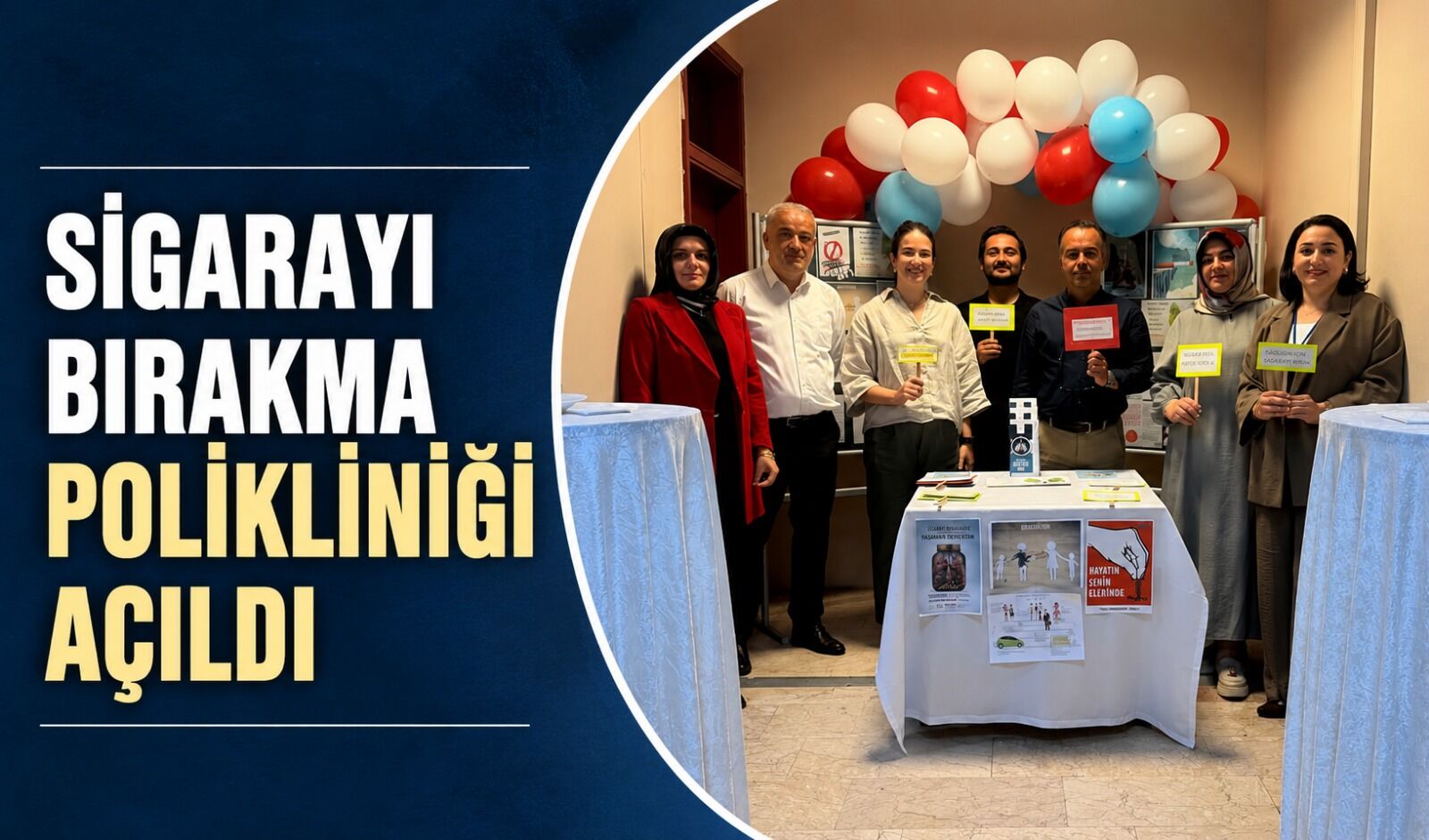 Sigara bırakma polikliniği açıldı