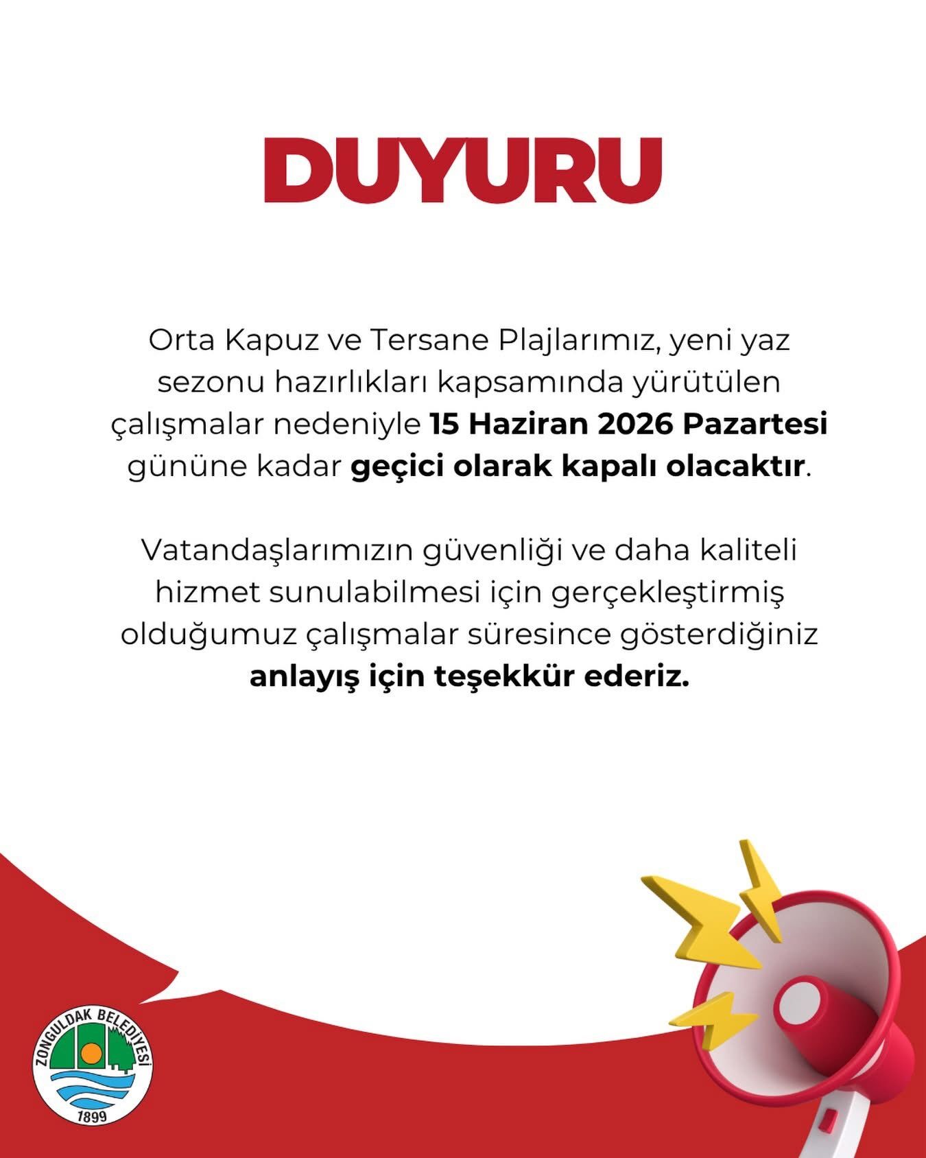 Orta Kabuz Duyuru
