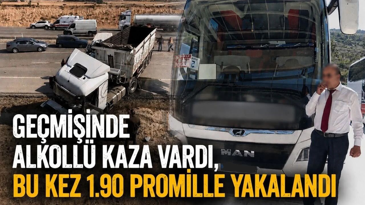 Geçmişinde alkollü kaza vardı, bu kez 1.90 promille yakalandı