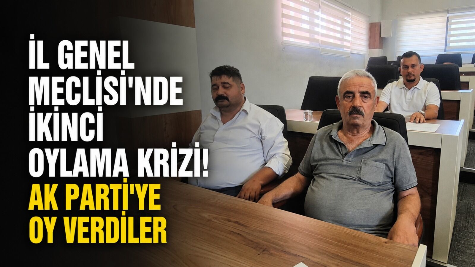 İl Genel Meclisi'nde ikinci oylama krizi! AK Parti'ye oy verdiler