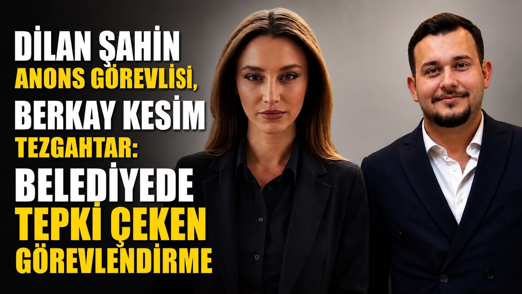 Dilan Şahin anons görevlisi, Berkay Kesim tezgahtar: Belediyede tepki çeken görevlendirme