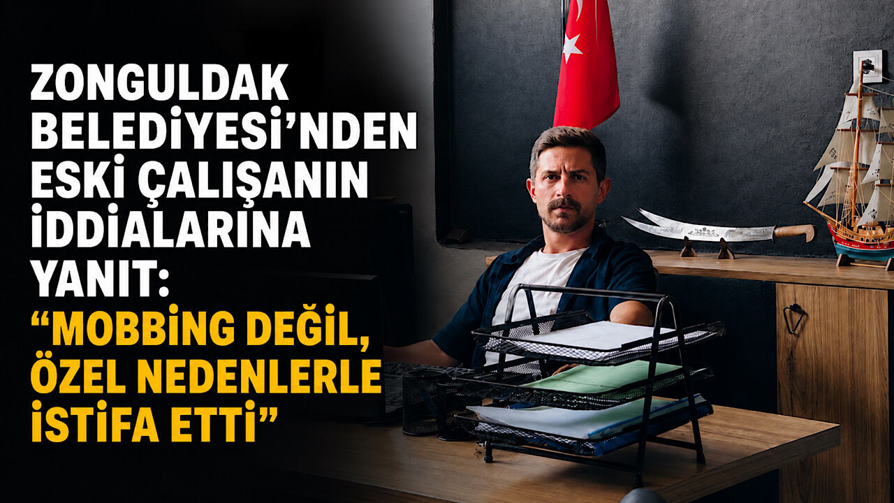 Zonguldak Belediyesi’nden eski çalışanın iddialarına yanıt: “Mobbing değil, özel nedenlerle istifa etti”