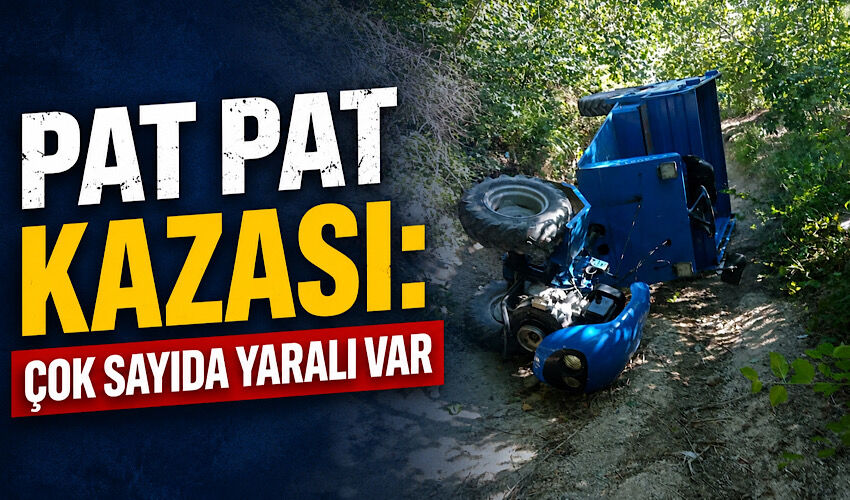 Pat pat kazası: Çok sayıda yaralı var