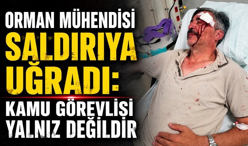 Orman Mühendisi saldırıya uğradı: Kamu görevlisi yalnız değildir