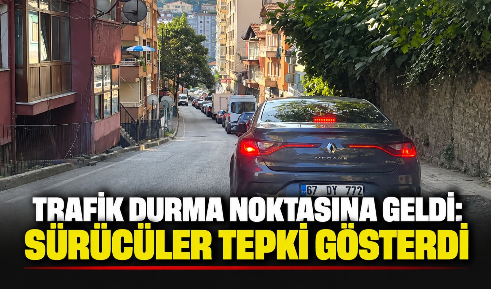 Trafik durma noktasına geldi: Sürücüler tepki gösterdi