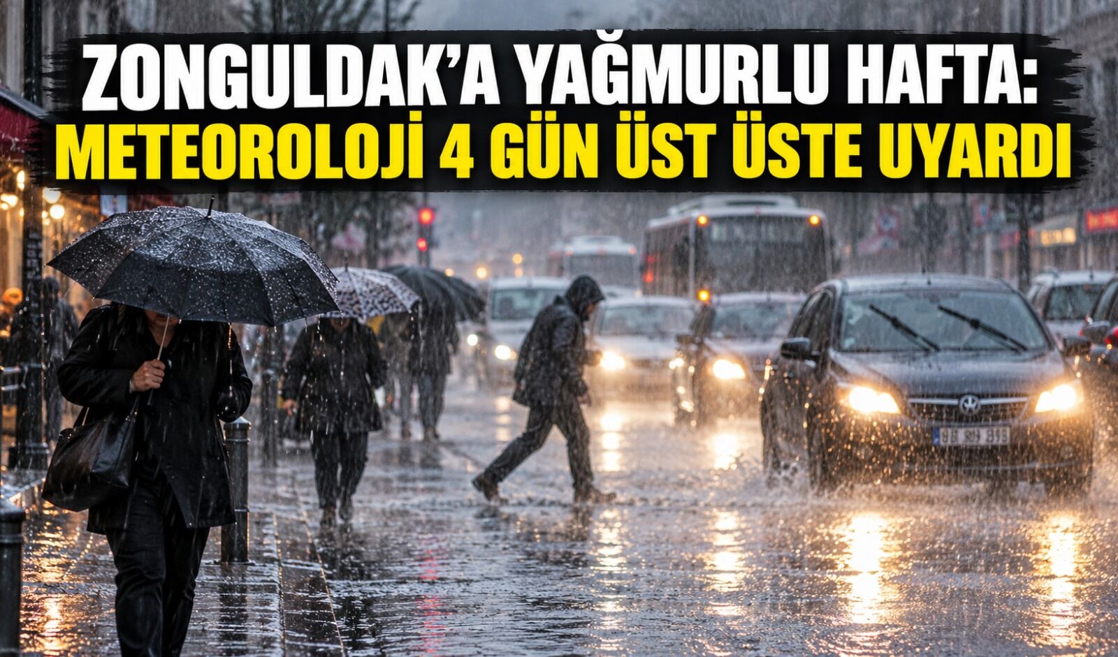 Zonguldak’a yağmurlu hafta: Meteoroloji 4 gün üst üste uyardı
