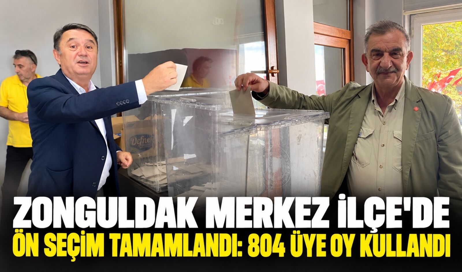 Zonguldak Merkez İlçe'de ön seçim tamamlandı: 804 üye oy kullandı